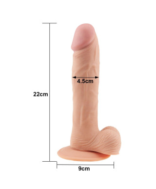 Potężny penis dildo realistyczny przyssawka 22 cm