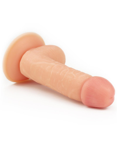 Wyżyłowany penis gruby z przyssawką dildo 18 cm
