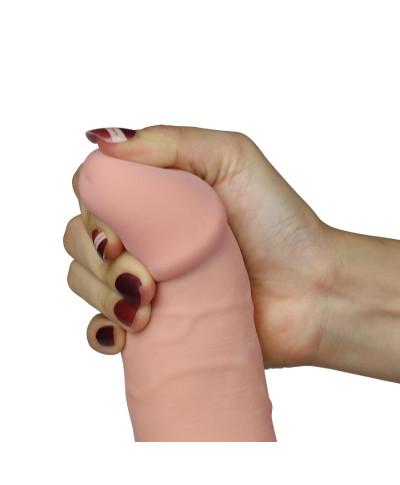 Dildo realistyczne gumowe z przyssawką wibracje