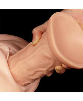 Ogromne dildo realistyczny wygląd przyssawka 24 cm