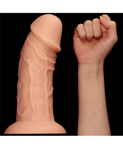Ogromne dildo realistyczny wygląd przyssawka 24 cm