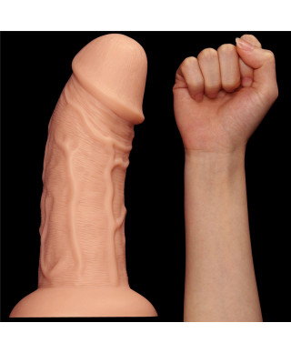 Ogromne dildo realistyczny wygląd przyssawka 24 cm