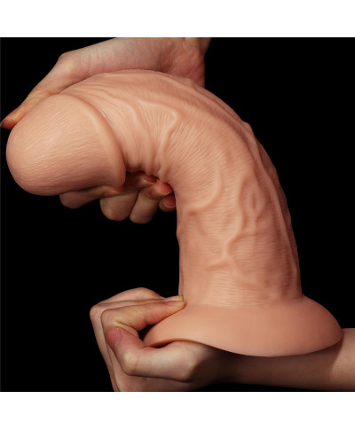 Ogromne dildo realistyczny wygląd przyssawka 24 cm
