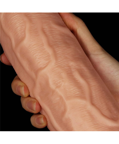 Ogromne dildo realistyczny wygląd przyssawka 24 cm