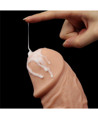 Ogromne dildo realistyczny wygląd przyssawka 24 cm