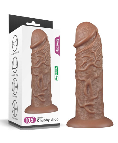 Gigantyczne dildo z przyssawką wyżyłowane 265 cm