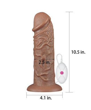 Murzyńskie ogromne dildo żyły i przyssawka 265 cm