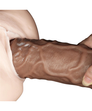 Murzyńskie ogromne dildo żyły i przyssawka 265 cm