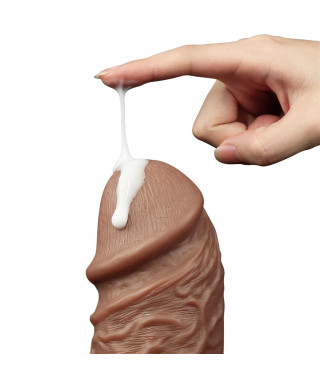 Murzyńskie ogromne dildo żyły i przyssawka 265 cm
