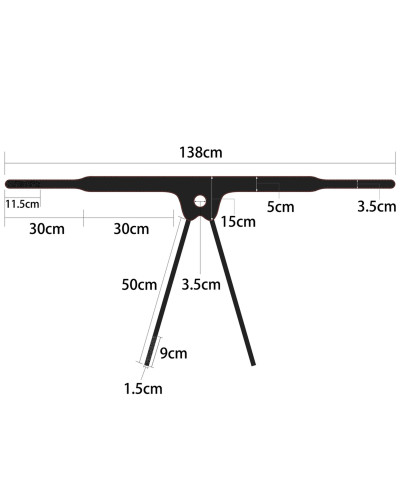Majtki strap-on w zestawie z wibrującym dildo 20cm