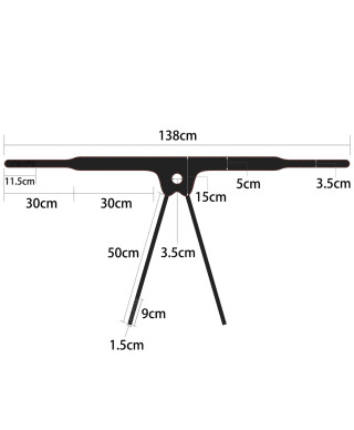 Majtki strap-on w zestawie z wibrującym dildo 20cm