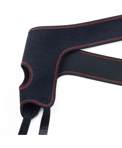 Strap-on z elastycznym penisem realistyczny 19 cm