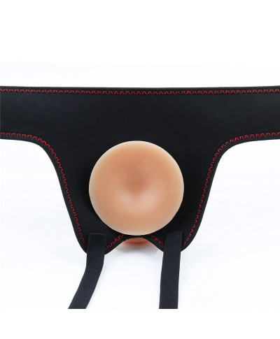 Strap-on elastyczne dildo realistyczny penis 21 cm