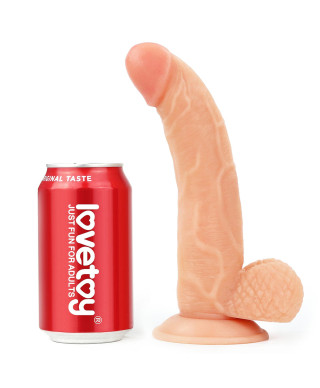 Strap-on elastyczne dildo realistyczny penis 21 cm