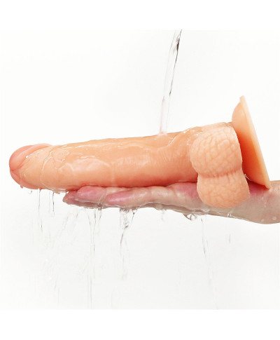 Strap-on elastyczne dildo realistyczny penis 21 cm