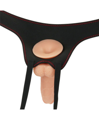 Strap-on elastyczne dildo realistyczny penis 21 cm