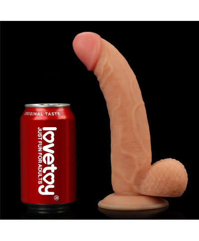 Strap-on elastyczne dildo realistyczny penis 21 cm