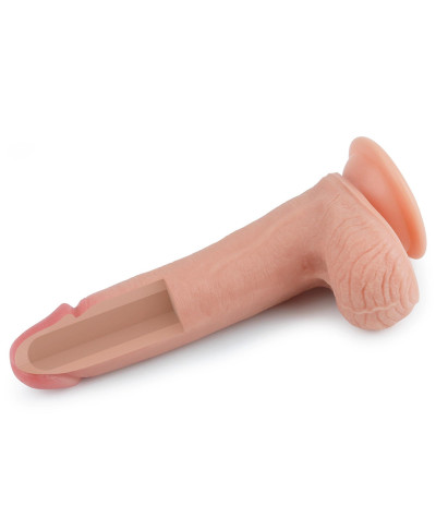 Realistyczne dildo silikonowe z przyssawką 205 cm