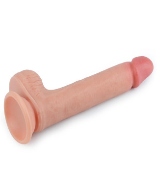 Realistyczne dildo silikonowe z przyssawką 205 cm