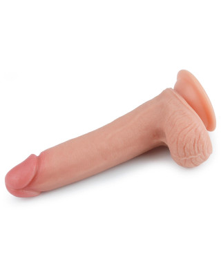 Realistyczne dildo silikonowe z przyssawką 205 cm