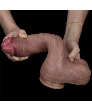 Długi sexowny penis realistycznie wykończony 27 cm