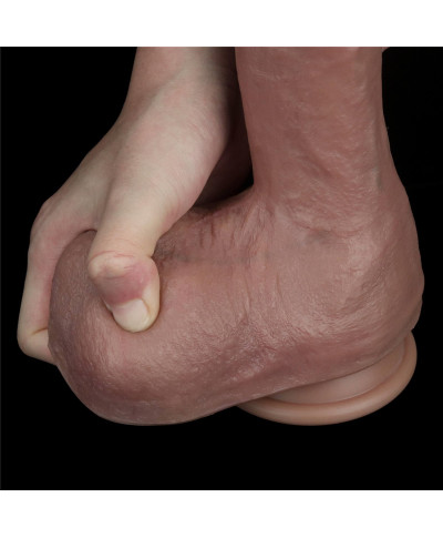 Długi sexowny penis realistycznie wykończony 27 cm