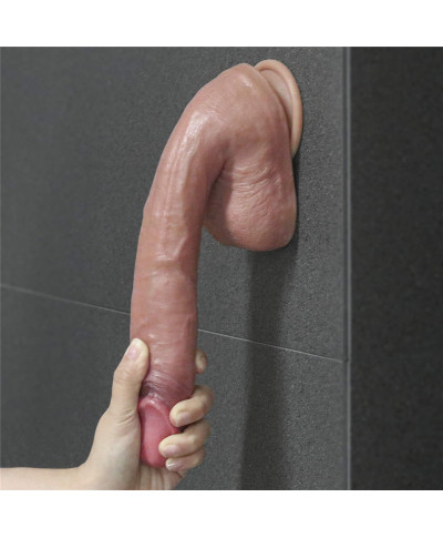 Długi sexowny penis realistycznie wykończony 27 cm