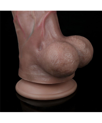 Gruby realistyczny penis z żyłami przyssawka 29cm