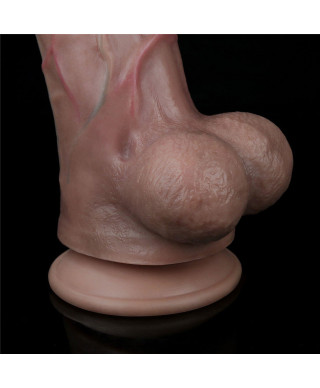Gruby realistyczny penis z żyłami przyssawka 29cm