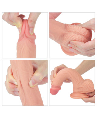 Wielkie dildo realistyczny penis z przyssawką