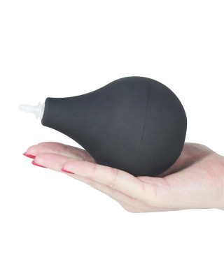 Duży czarny penis z przyssawką i wytryskiem dildo