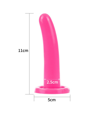 Dildo do strap-ona zabawy analne silikonowy 11 cm