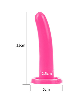 Dildo do strap-ona zabawy analne silikonowy 11 cm