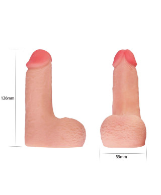 Elastyczny bardzo giętki penis realistyczne dildo
