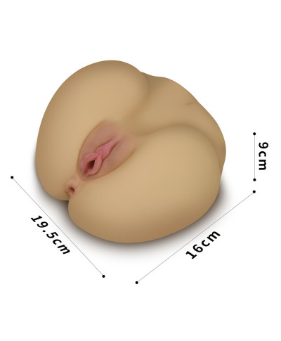 Masturbator dwie dziurki realistyczna powłoka