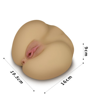 Masturbator dwie dziurki realistyczna powłoka