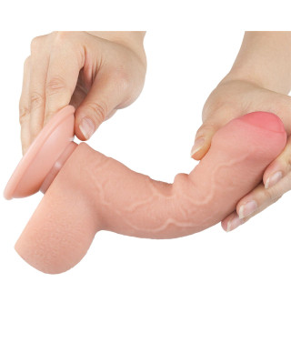 7 Sliding Skin Dual Layer Dong Flesh