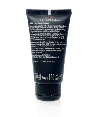 Najmocniejszy titan gel powiększający penis działa