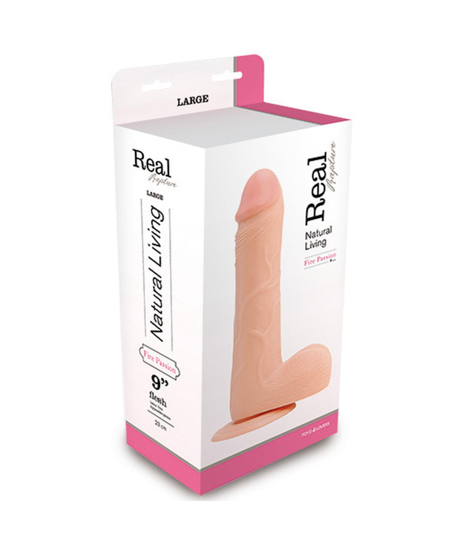 Dildo realistyczne cieliste żylasty penis 29 cm