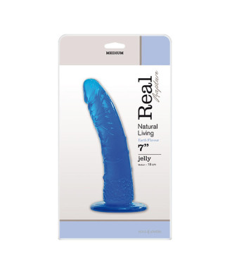 Żelowy naturalny penis dildo członek erotyka 18cm