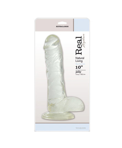 Dildo na przyssawce realistyczny penis jądra 25cm