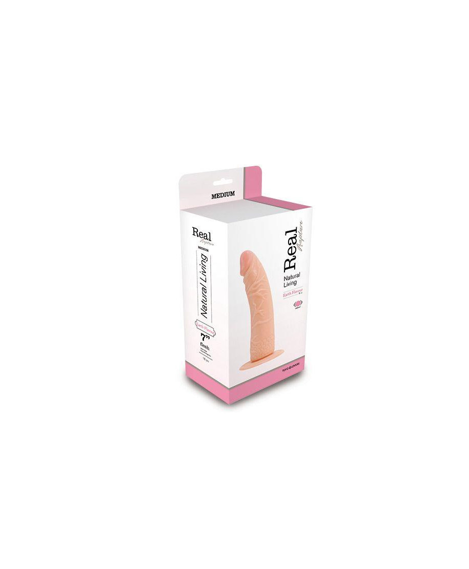 Dildo członek wibrator penis z przyssawką sex 18cm