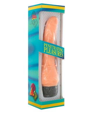 Wygięty penis smukły wibrator realistyczny 18cm