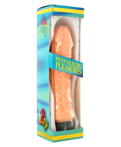 Gruby sztuczny penis z żyłami wibrator sex 19cm