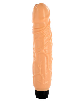 Gruby duży wibrator z żyłami jak penis sex 23cm