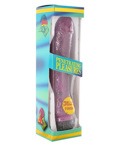 Żelowy wibrator prawdziwy penis realistyczny 20cm