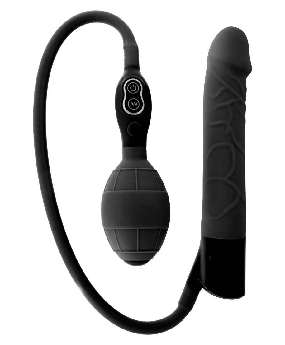 Wibrator-INFLATABLE VIBRATOR BLACK