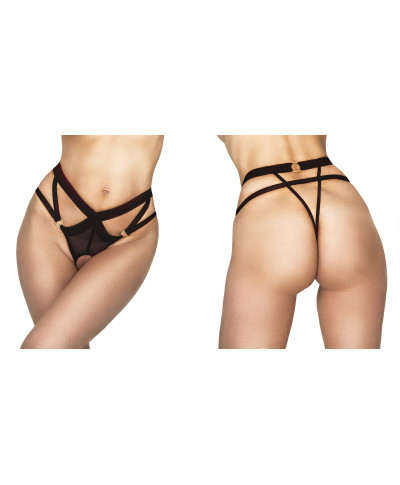 MEREDITH THONG BLACK SM