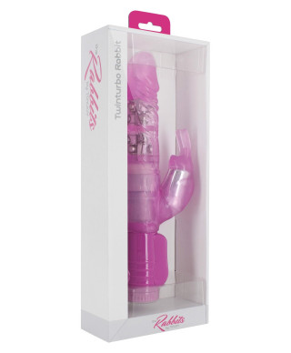 Wibrator-TWINTURBO RABBIT VIBRATOR PINK