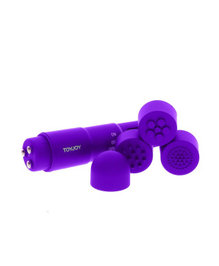 Stymulator masażer intymny łechtaczki 4 nakładki